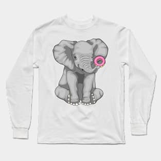 Elephant Donut Long Sleeve T-Shirt